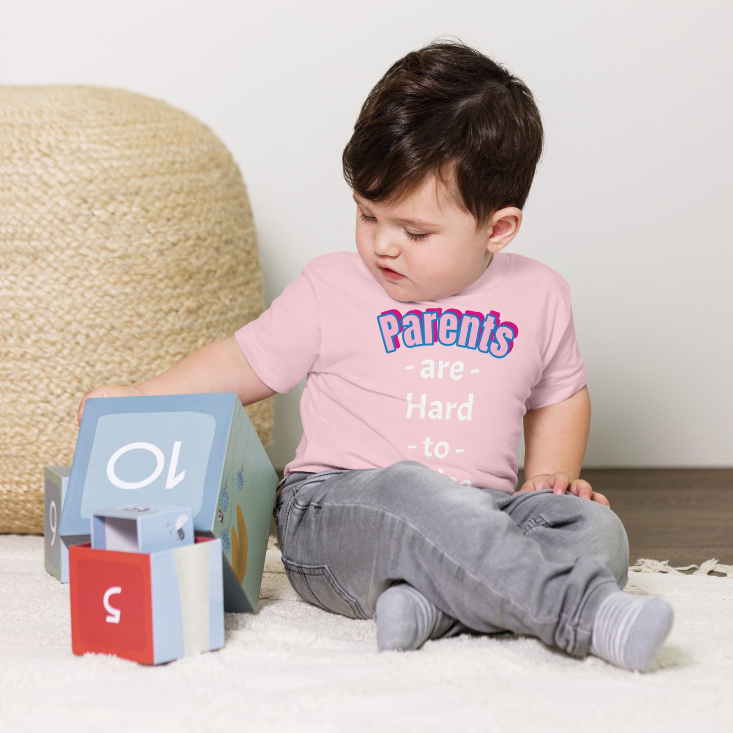 Parents are Hard to Raise -Baby Jersey Short Sleeve Tee