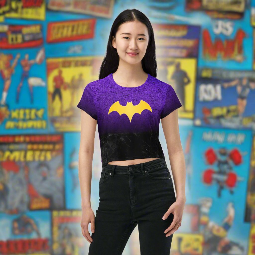 BAT GIRL GYM CROP TOP