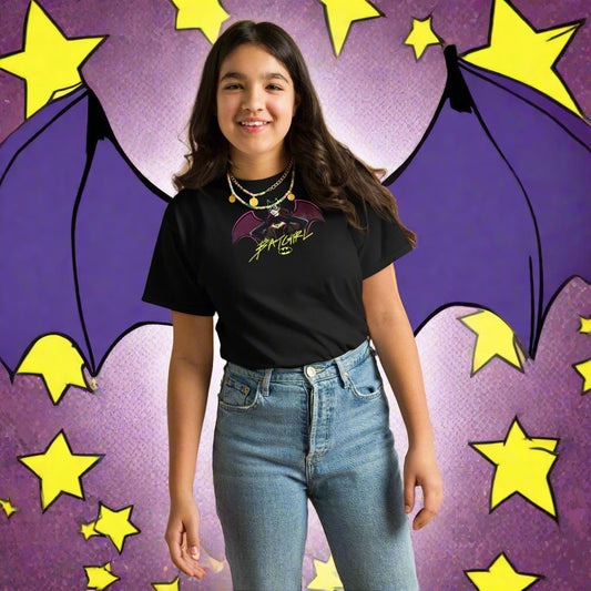 BAT_GIRL_YOUTH_TEE_Black