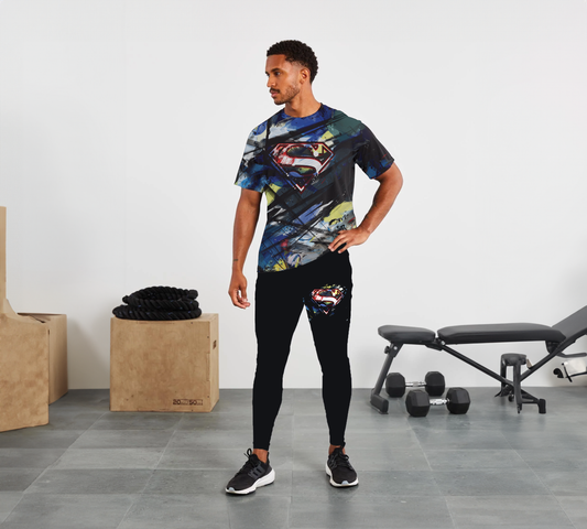 Superman Bizarro - Men's Workout Leggings