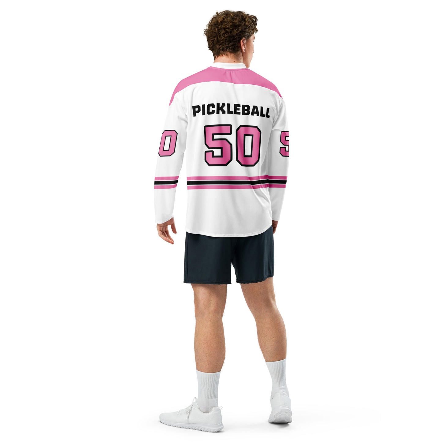 Seeded Pickleball Pink Hockey Jersey