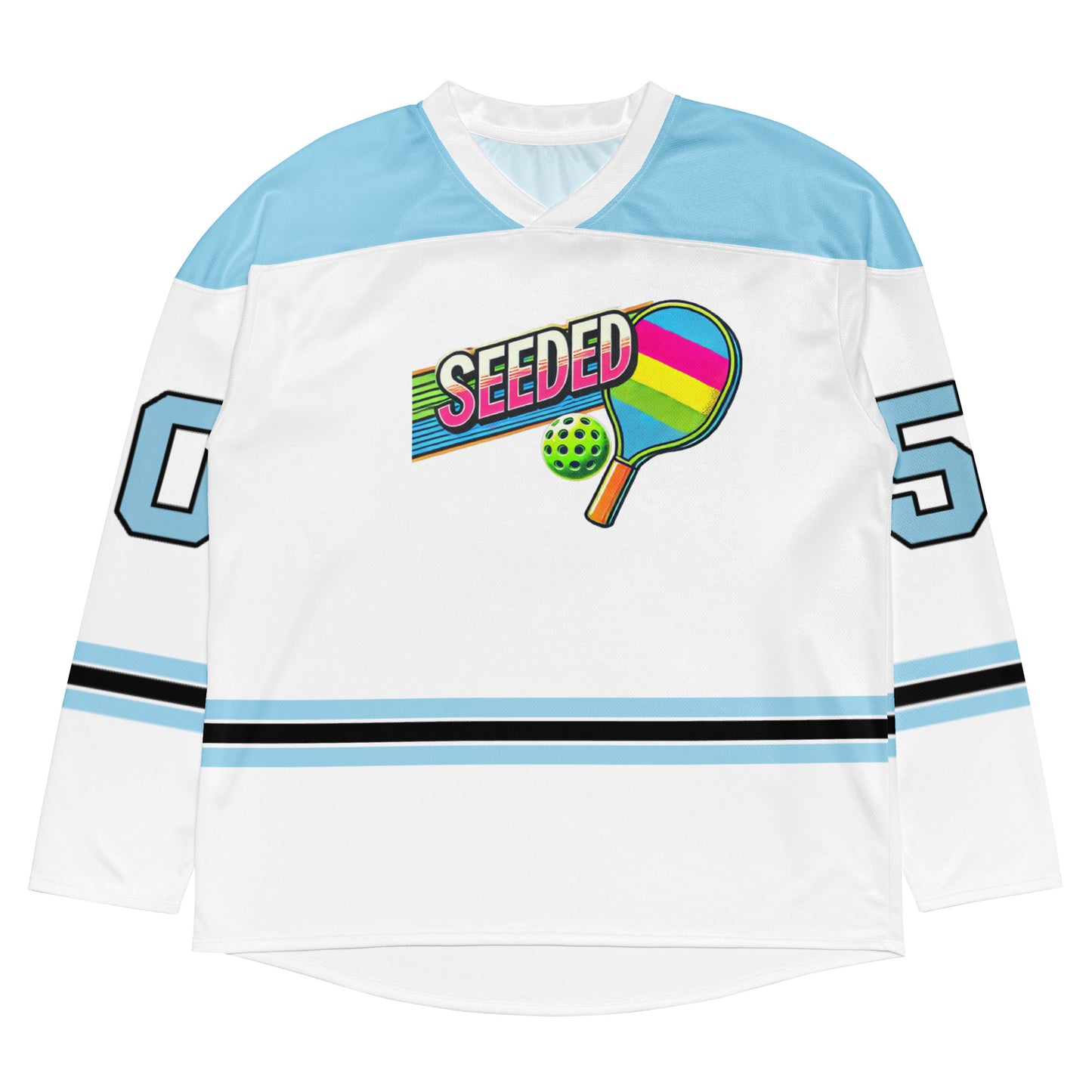 Seeded Pickleball Blue Hockey Jersey