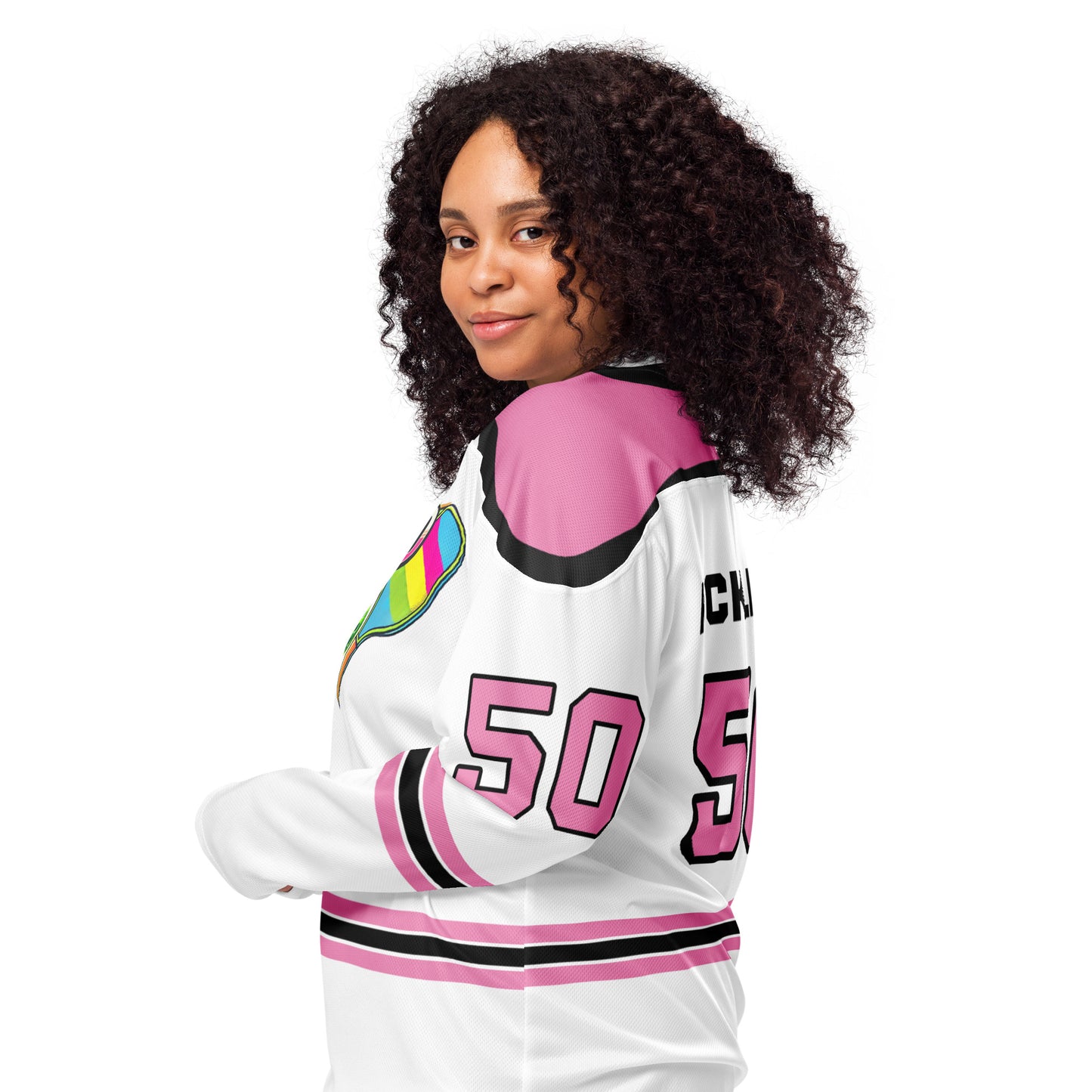 Seeded Pickleball Pink Hockey  jersey