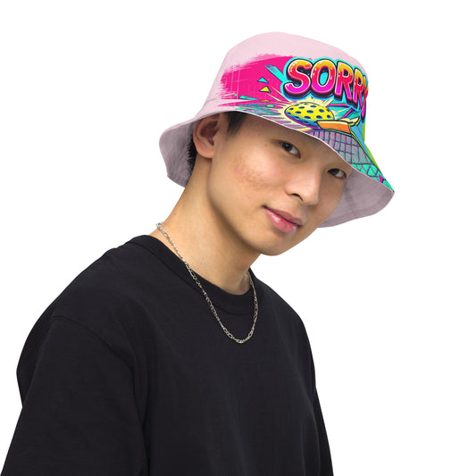 Sorry Seeded Pickleball Reversible bucket hat