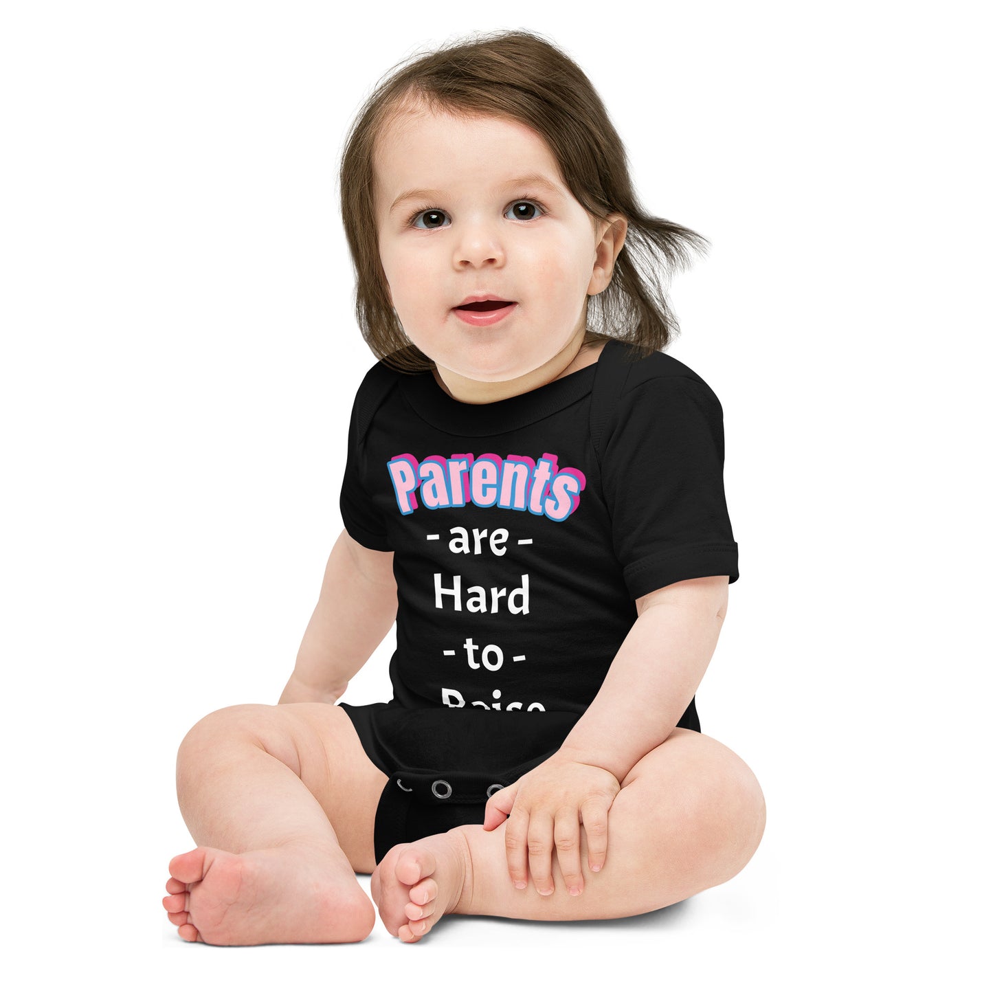 Parents are Hard to Raise - Baby short sleeve one piece