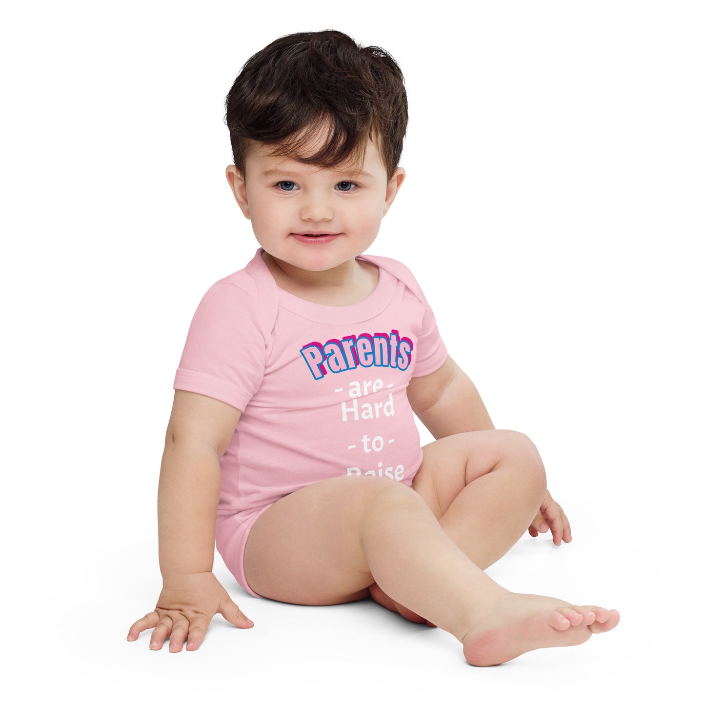 Parents are Hard to Raise - Baby short sleeve one piece