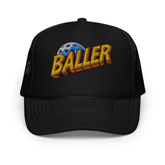 Baller - Seeded Pickleball Foam trucker hat