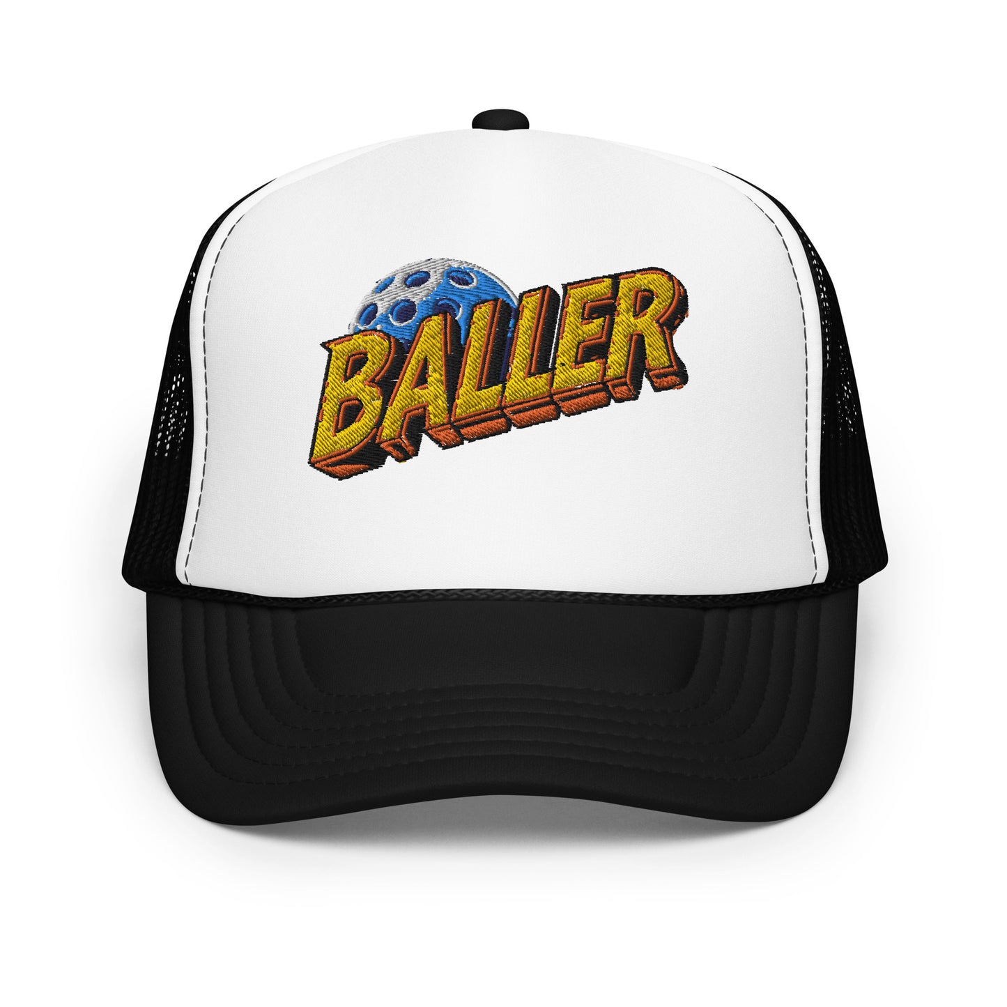 Baller - Seeded Pickleball Foam trucker hat