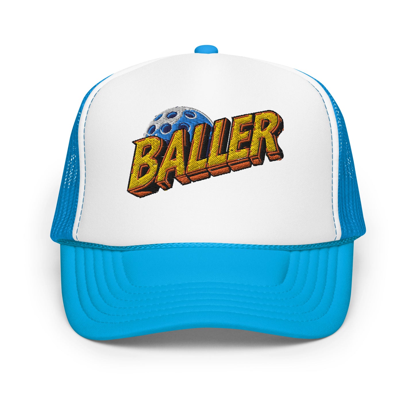 Baller - Seeded Pickleball Foam trucker hat