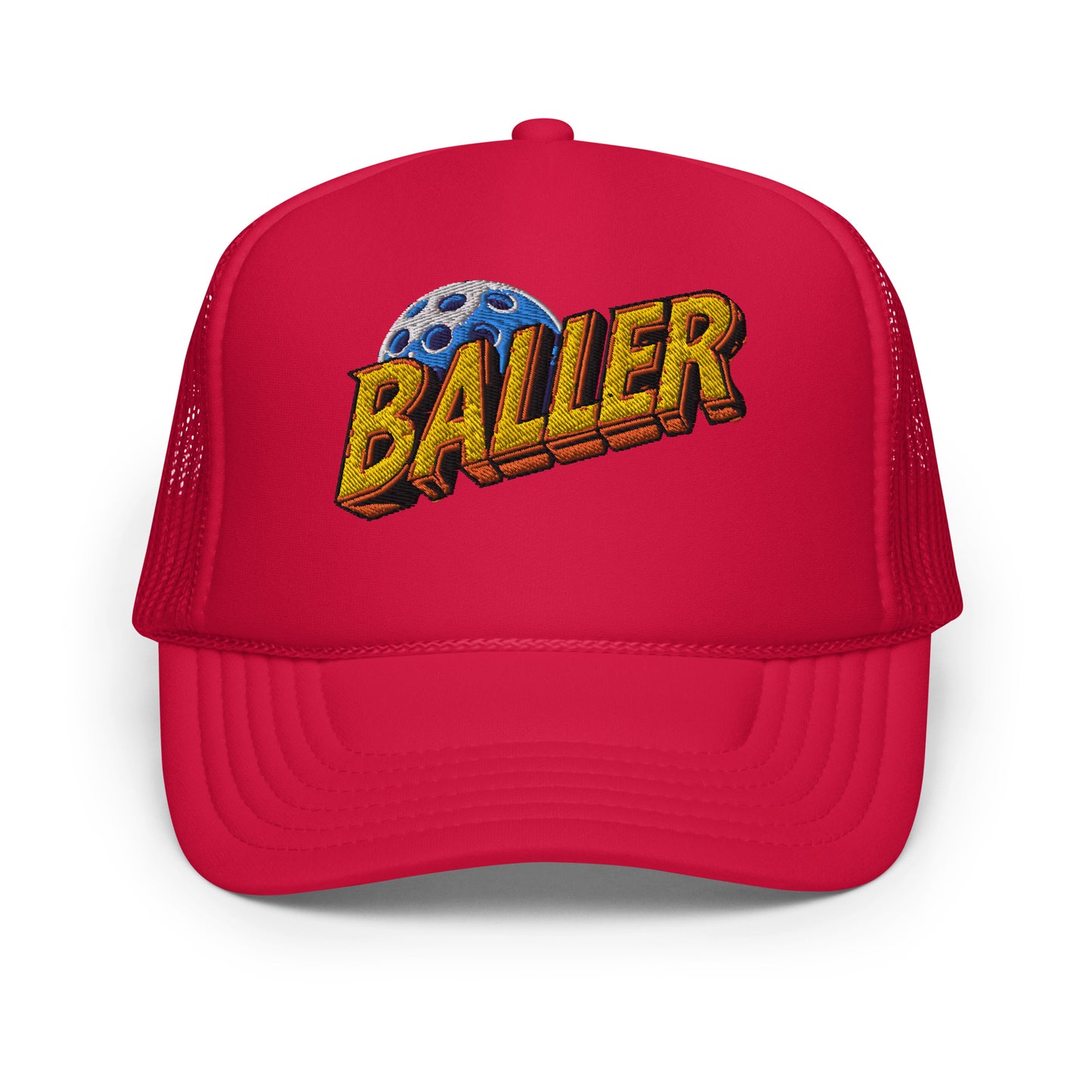 Baller - Seeded Pickleball Foam trucker hat