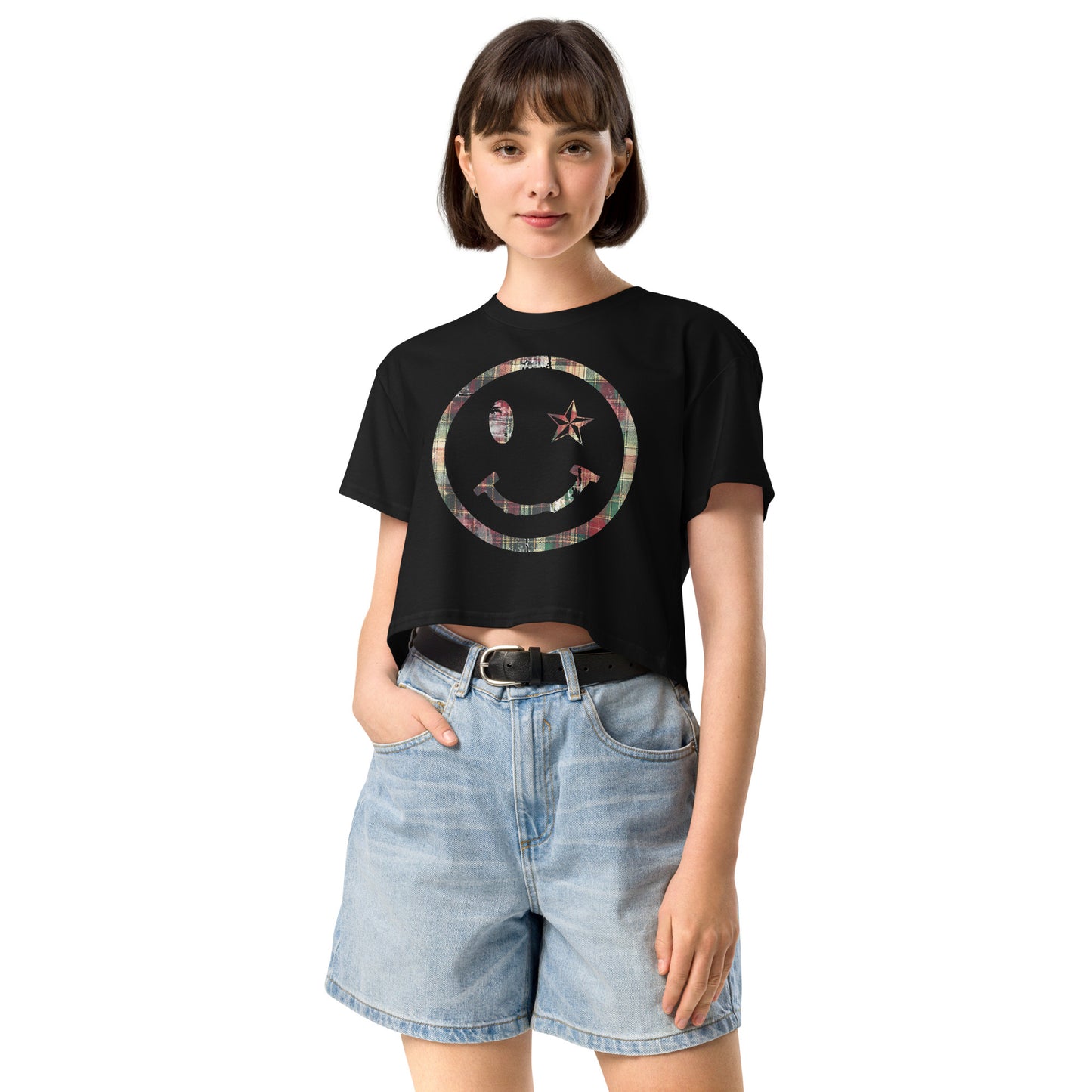 Smells Like Smile Women’s crop top