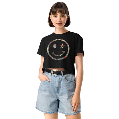 Smells Like Smile Women’s crop top