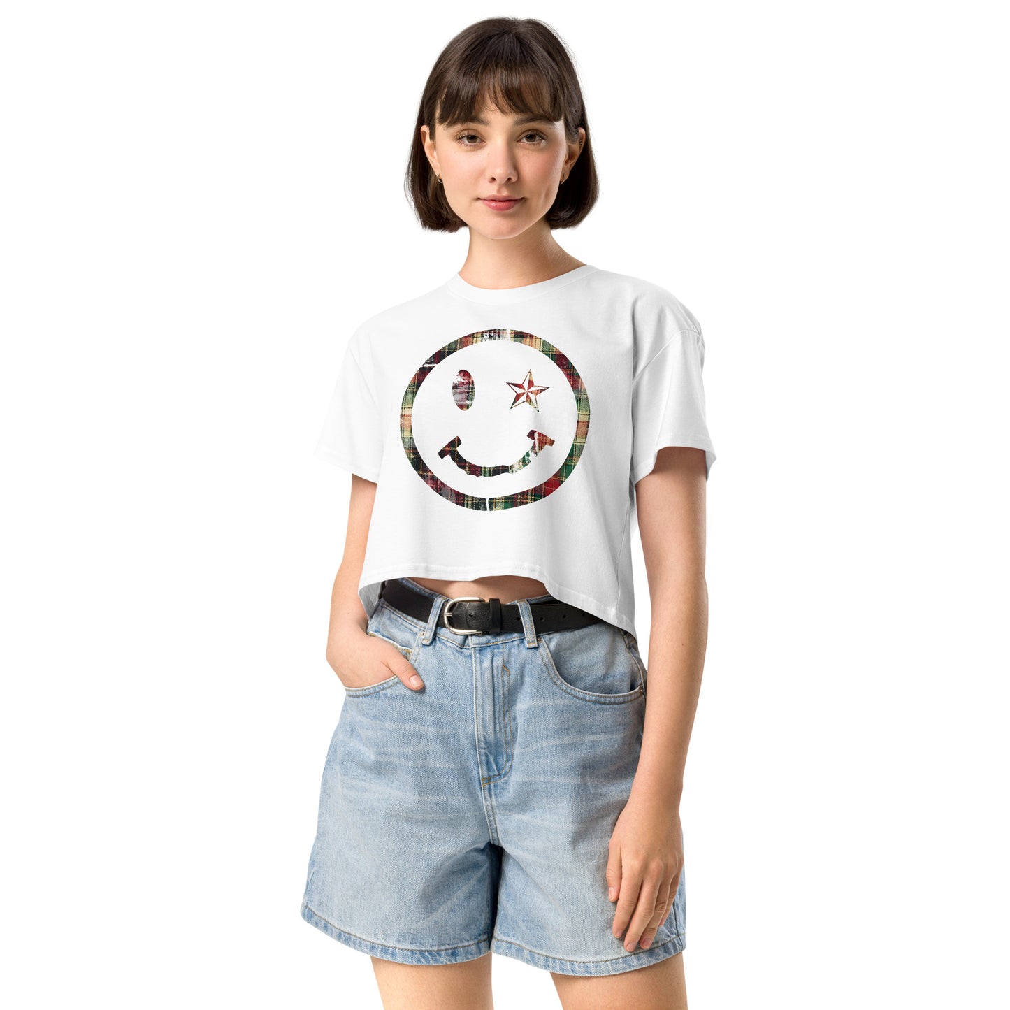 Smells Like Smile Women’s crop top